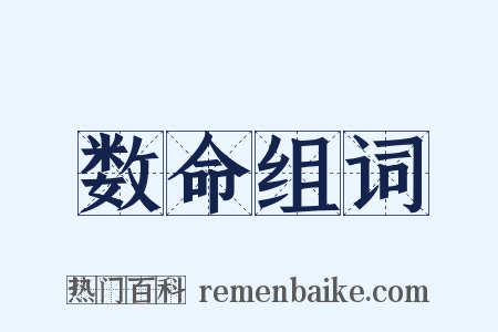 数命组词是什么意思的图片